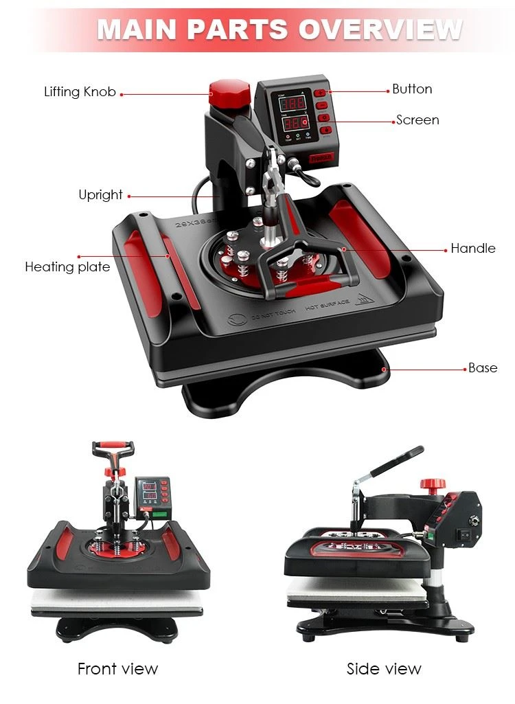 Freesub DIY Install 11 in 1 heat press combo printing machine Freesub DIY Install 11 in 1 heat press combo printing machine