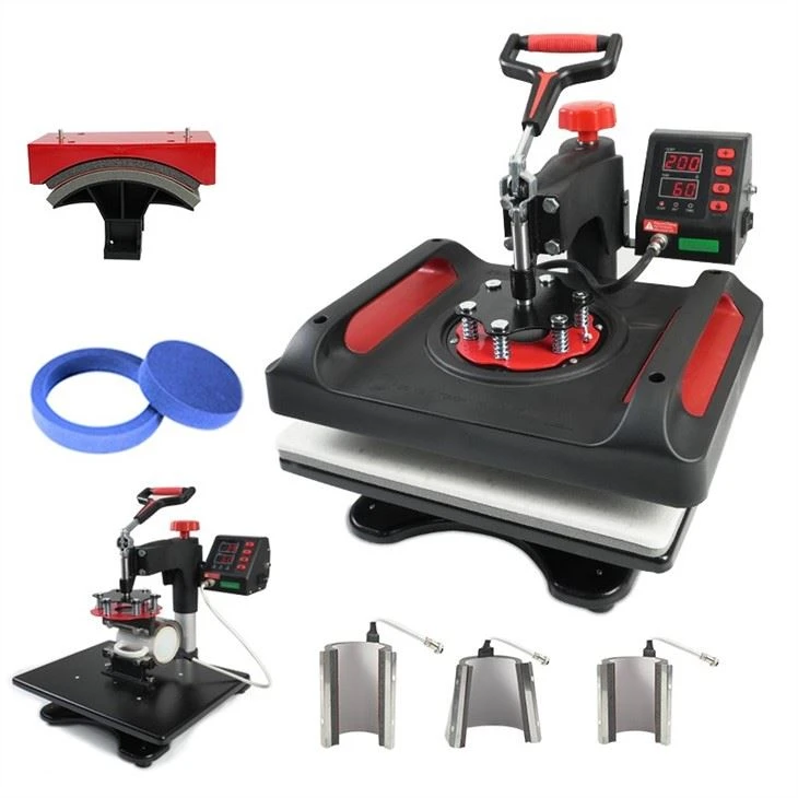 DIY Install 11 in 1 Heat Press Combo Printing Machine