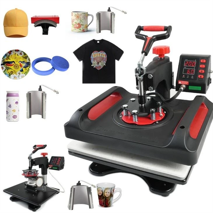 DIY Install 11 in 1 Heat Press Combo Printing Machine